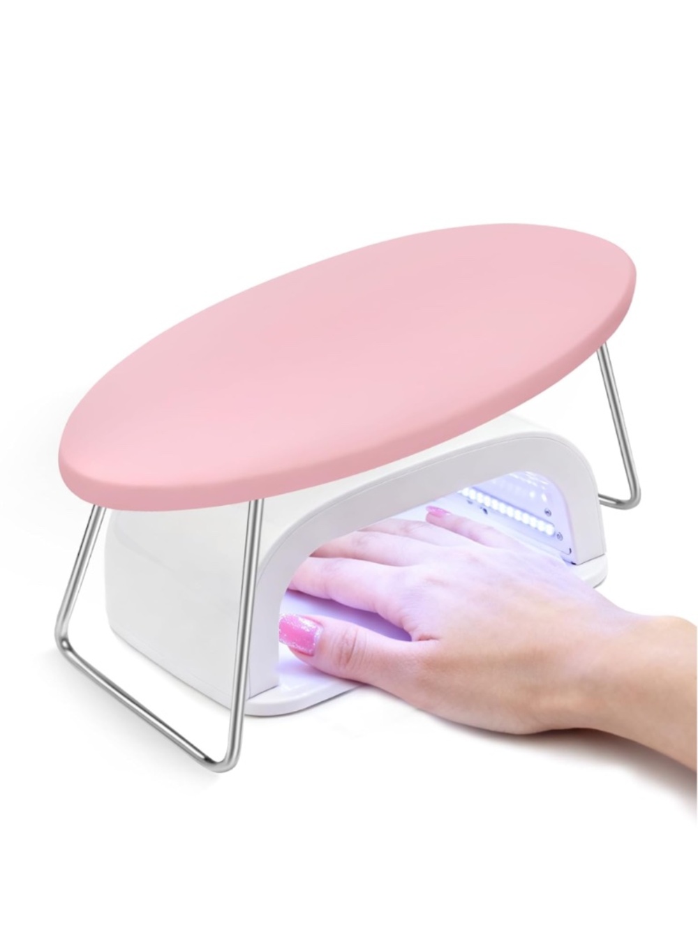 Pink Hand Rest For Nail Technicians